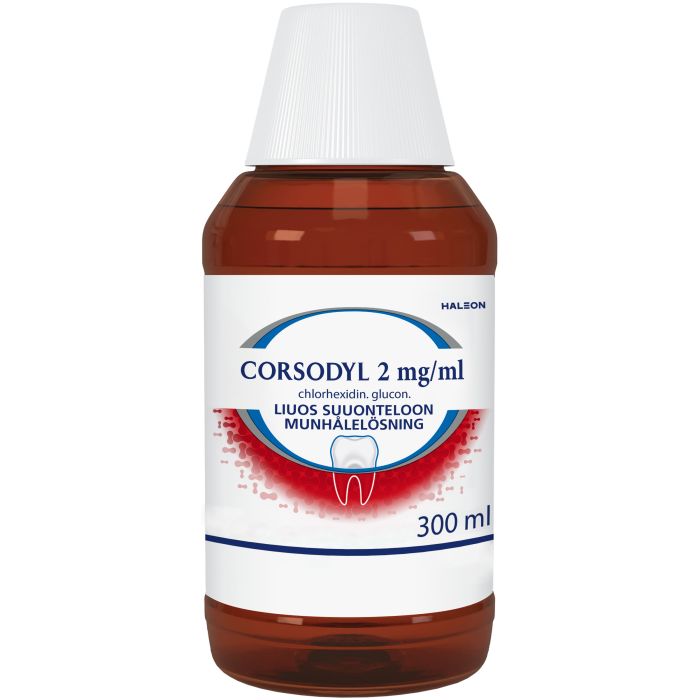 CORSODYL liuos suuonteloon 2 mg/ml 300 ml kuva 2