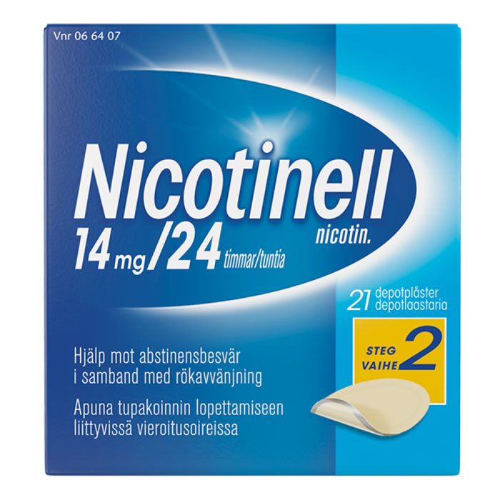 NICOTINELL depotlaastari 14 mg/24 h 21 kpl kuva 1