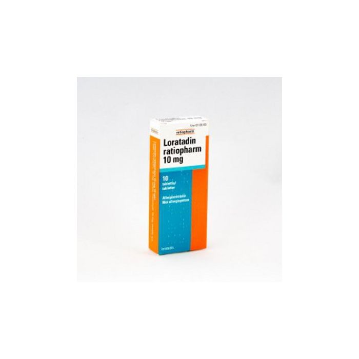 LORATADIN RATIOPHARM tabletti 10 mg 10 fol kuva 2