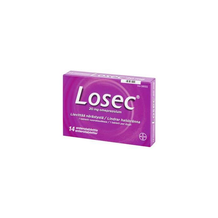 LOSEC enterotabletti 20 mg 14 fol kuva 2