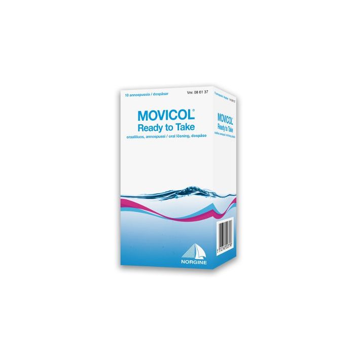 MOVICOL READY TO TAKE oraaliliuos, annospussi 10 kpl kuva 2