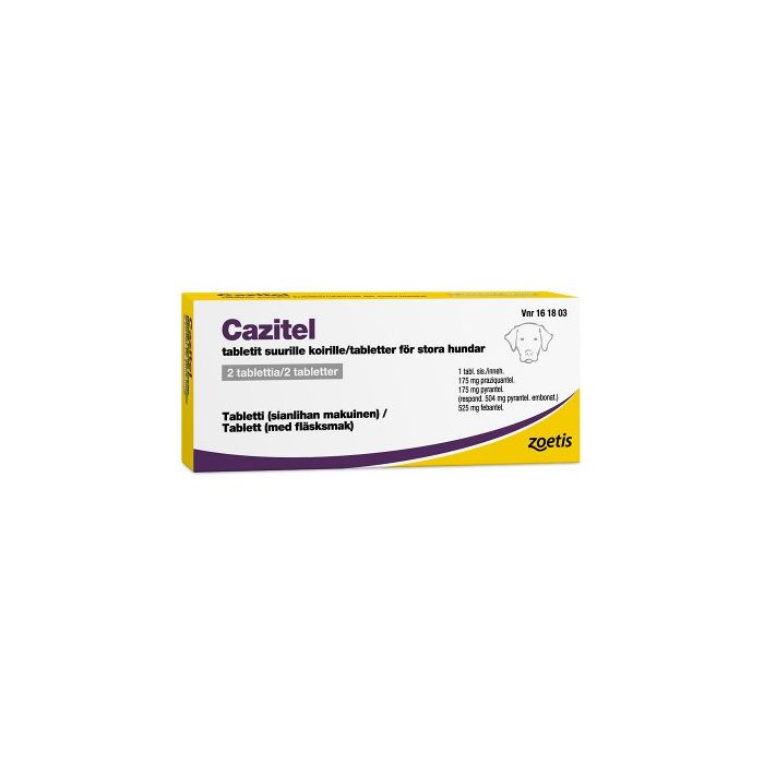 CAZITEL tabletti 175 mg / 504 mg / 525 mg 2 fol kuva 2