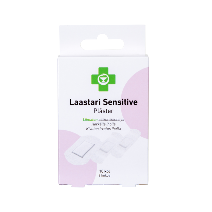 APTEEKKI Laastari Sensitive lajitelma 10 kpl kuva 2