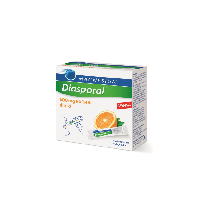 1000020614_Diasporal_Magnesium_400_Extra_Direkt_rakeet_annospussi_20_kpl_pakkauskuva_Pakkauskuva11477_jpg