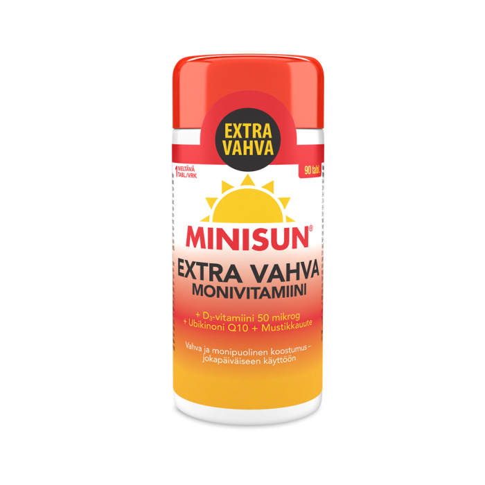 Minisun Monivitamiini Extra Vahva 90 tabl kuva 2