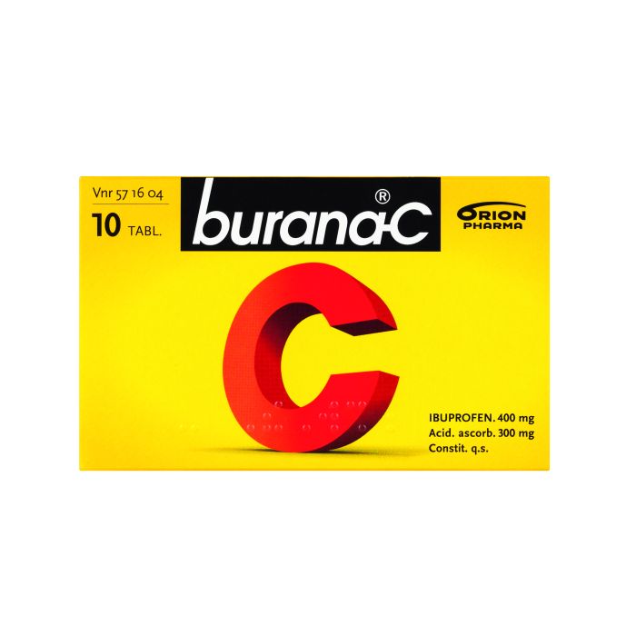 BURANA-C tabletti, kalvopäällysteinen 400/300 mg 10 fol kuva 3