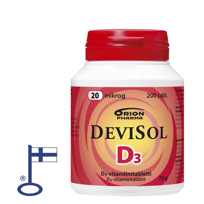 Devisol 20 mikrog imeskelytabletti 200 kpl kuva 2