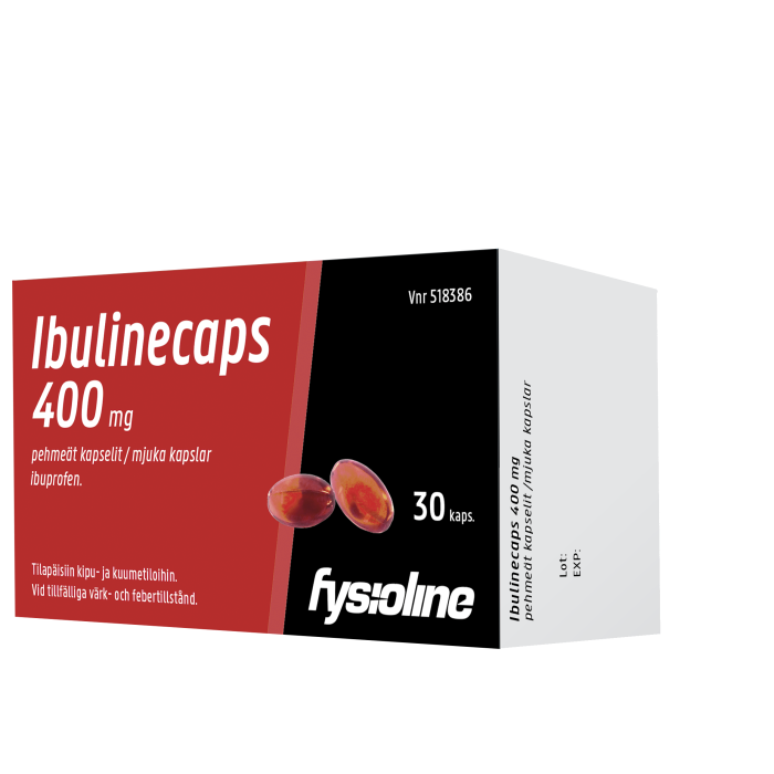 IBULINECAPS kapseli, pehmeä 400 mg 30 fol kuva 2