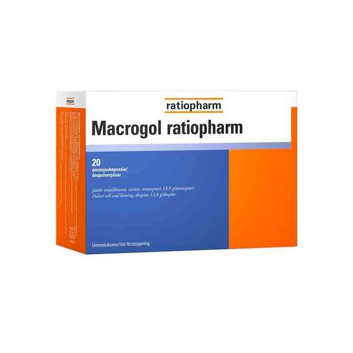 Macrogol ratiopharm annospussi 13,8 g 20 kpl kuva 2