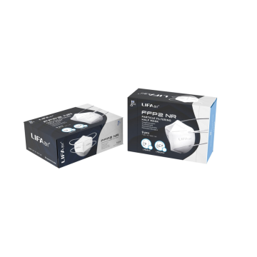 Lifa-air FFP2 hengityksensuojain musta 3x3 kpl