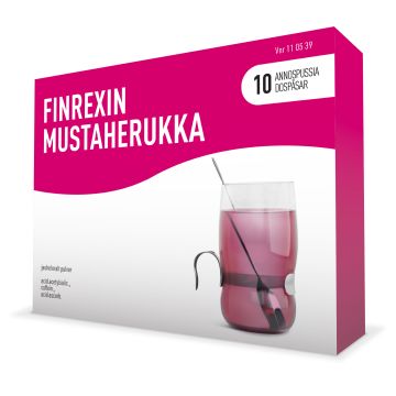 FINREXIN MUSTAHERUKKA jauhe 350/30/300 mg 10 x 5 g